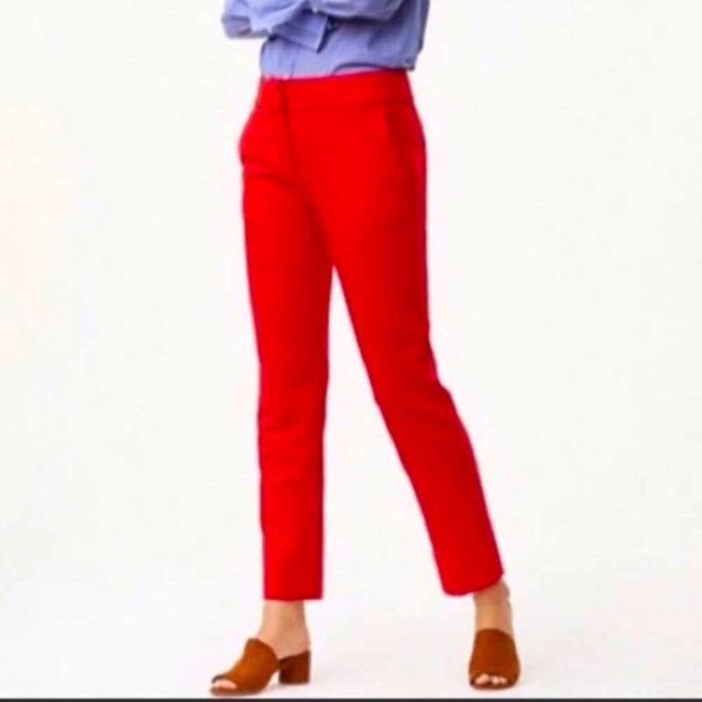LOFT Marisa Dress Pant Red